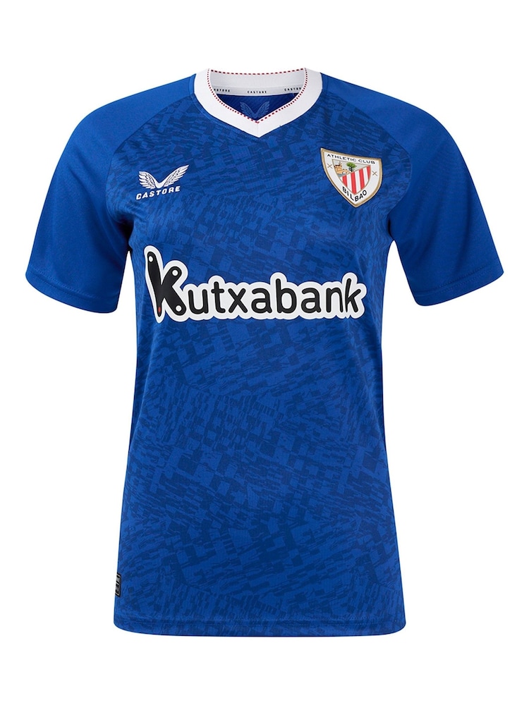 Castore Blue Athletic Bilbao Away Shirt 2024-25 Womens - Image 2 of 3