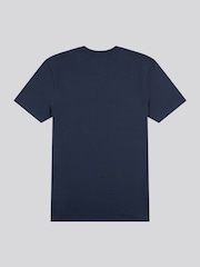 U.S. Polo Assn Blue U.S. Polo Assn. Mens Signature 100% Cotton Arch Print White T-Shirt - Image 6 of 7