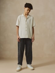 Black 100% Cotton Lightweight Pull On Jeans (3-16yrs) - Image 2 of 8