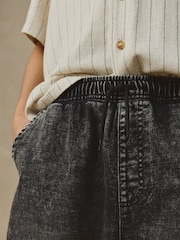 Black 100% Cotton Lightweight Pull On Jeans (3-16yrs) - Image 4 of 8
