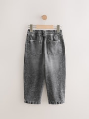 Black 100% Cotton Lightweight Pull On Jeans (3-16yrs) - Image 6 of 8