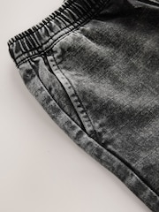 Black 100% Cotton Lightweight Pull On Jeans (3-16yrs) - Image 7 of 8