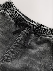 Black 100% Cotton Lightweight Pull On Jeans (3-16yrs) - Image 8 of 8