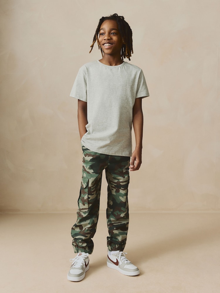 Khaki Camo Cargo Trousers (3-16yrs) - Image 2 of 9 Khaki Camo Cargo Trousers (3-16yrs) - Image 2 of 9