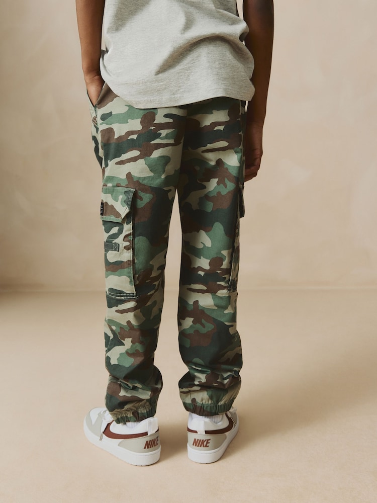 Khaki Camo Cargo Trousers (3-16yrs) - Image 3 of 9
