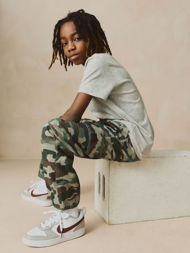 Khaki Camo Cargo Trousers (3-16yrs) - Image 4 of 9