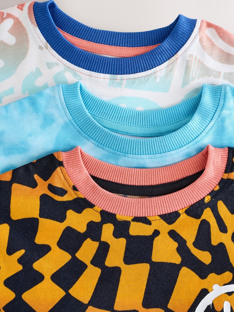 Multi Bright Tiedye - Pacote 3 de pijamas curtos (9meses a12anos) - Imagem 11 de 11