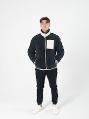 Gym + Coffee Grey Industry Fleece Jacket - Image 1 of 7