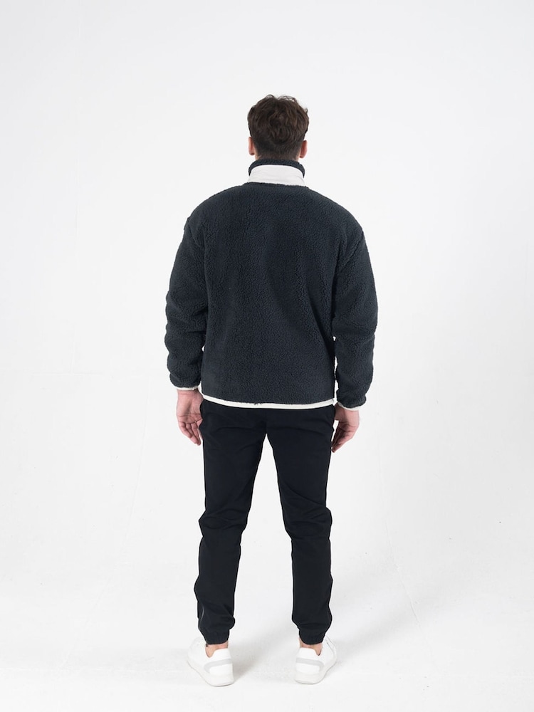 Gym + Coffee Grey Industry Fleece Jacket - Image 2 of 7