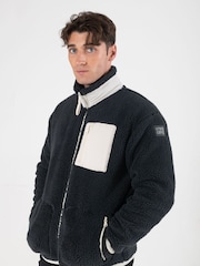 Gym + Coffee Grey Industry Fleece Jacket - Image 3 of 7