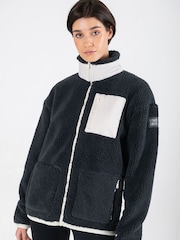 Gym + Coffee Grey Industry Fleece Jacket - Image 5 of 7