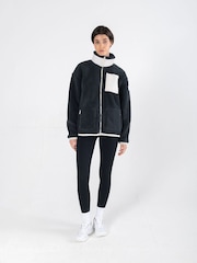 Gym + Coffee Grey Industry Fleece Jacket - Image 6 of 7