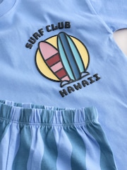 Blue Holiday Single Shorts Pyjamas (9mths-12yrs) - Image 4 of 5
