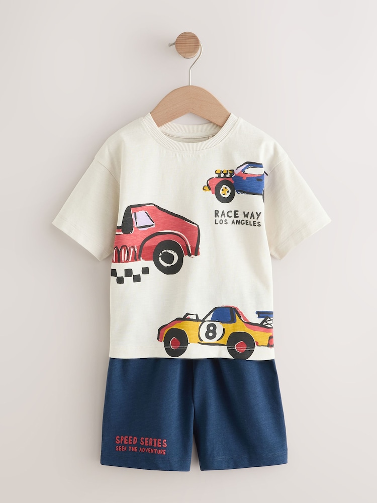 Rot/Ecru Autos - Kurze Pyjamas, 3er-Pack (9 Monate–10 Jahre) - Bild 2 von 8 Rot/Ecru Autos - Kurze Pyjamas, 3er-Pack (9 Monate–10 Jahre) - Bild 2 von 8