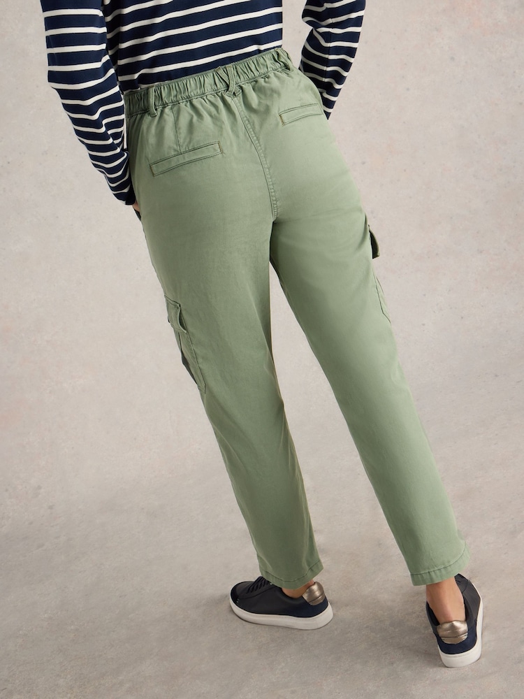 White Stuff Green Everleigh Cargo Trousers - Image 2 of 6