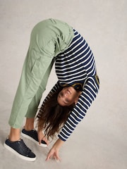 White Stuff Green Everleigh Cargo Trousers - Image 4 of 6