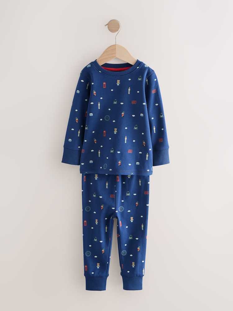 Bus londonien bleu marine/blanc - Pyjama Snuggle en paquet de 3 (9mois-8ans) - Image 11 of 13