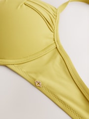 Limoengroen - Gedrapeerde, voorgevormde Bikini met beugel - Image 7 of 8