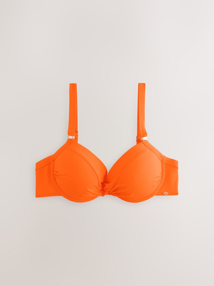 Orange Shaping Padded Wired Bikini Top - Image 6 of 8