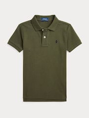 Polo Ralph Lauren Light Green Boys Polo Shirt - Image 1 of 2