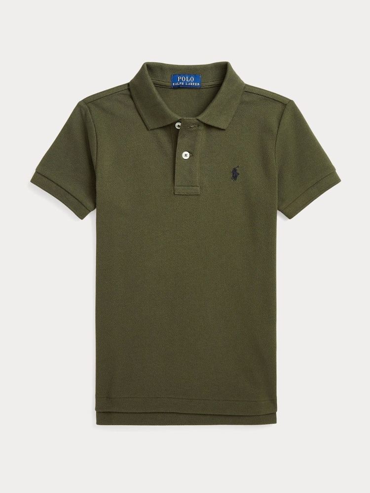 Polo Ralph Lauren Light Green Boys Polo Shirt - Image 1 of 2