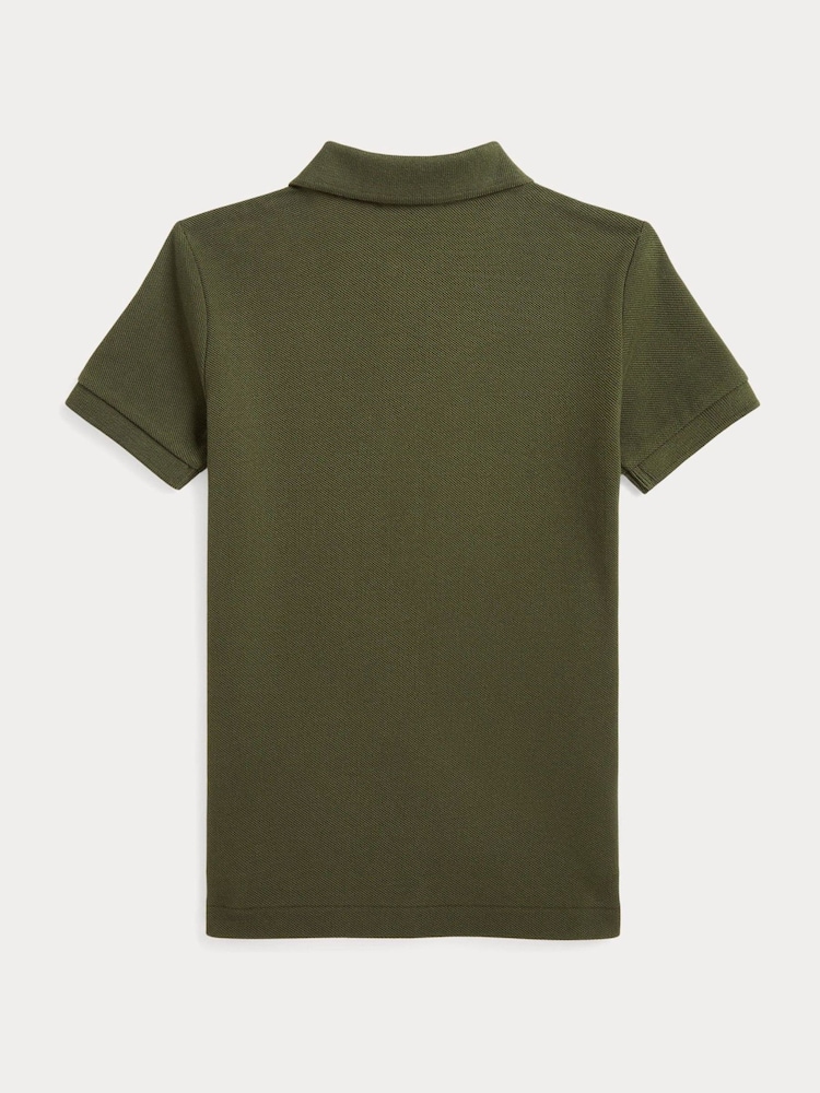 Polo Ralph Lauren Light Green Boys Polo Shirt - Image 2 of 2