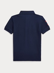 Polo Ralph Lauren Blue Boys Big Pony Varsity Polo Shirt - Image 2 of 2