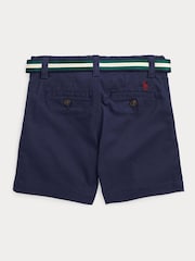 Polo Ralph Lauren Blue Boys Skinny Fit Flex Abrasion Twill Shorts - Image 2 of 3