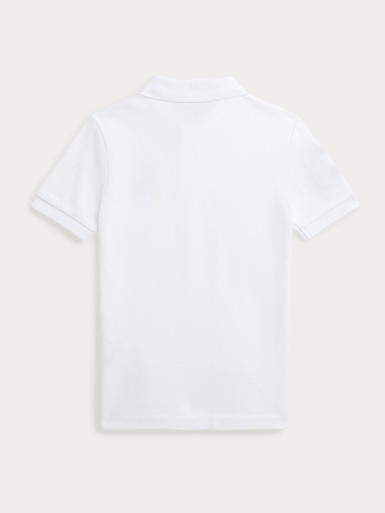 Polo Ralph Lauren White Boys Big Pony Varsity Polo Shirt - Image 2 of 2