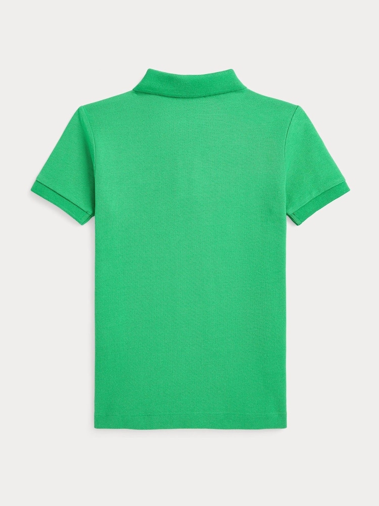 Polo Ralph Lauren Mid Green Boys Logo Polo Shirt - Image 2 of 2