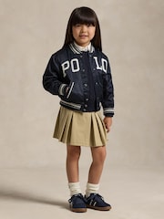 Polo Ralph Lauren Blue Girls Cable-Knit Jumper - Image 2 of 6