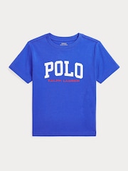Polo Ralph Lauren Blue Boys Logo Jersey T-Shirt - Image 1 of 2