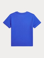 Polo Ralph Lauren Blue Boys Logo Jersey T-Shirt - Image 2 of 2