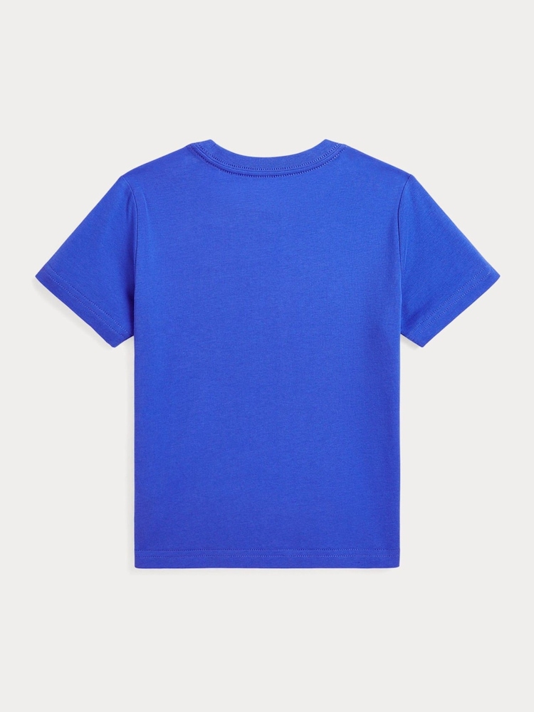 Polo Ralph Lauren Blue Boys Logo Jersey T-Shirt - Image 2 of 2