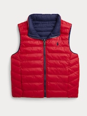 Polo Ralph Lauren Red/Blue Boys Reversible Quilted Vest - Image 7 of 7