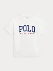 Polo Ralph Lauren White Boys Logo Jersey T-Shirt - Image 1 of 2