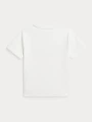 Polo Ralph Lauren White Boys Logo Jersey T-Shirt - Image 2 of 2