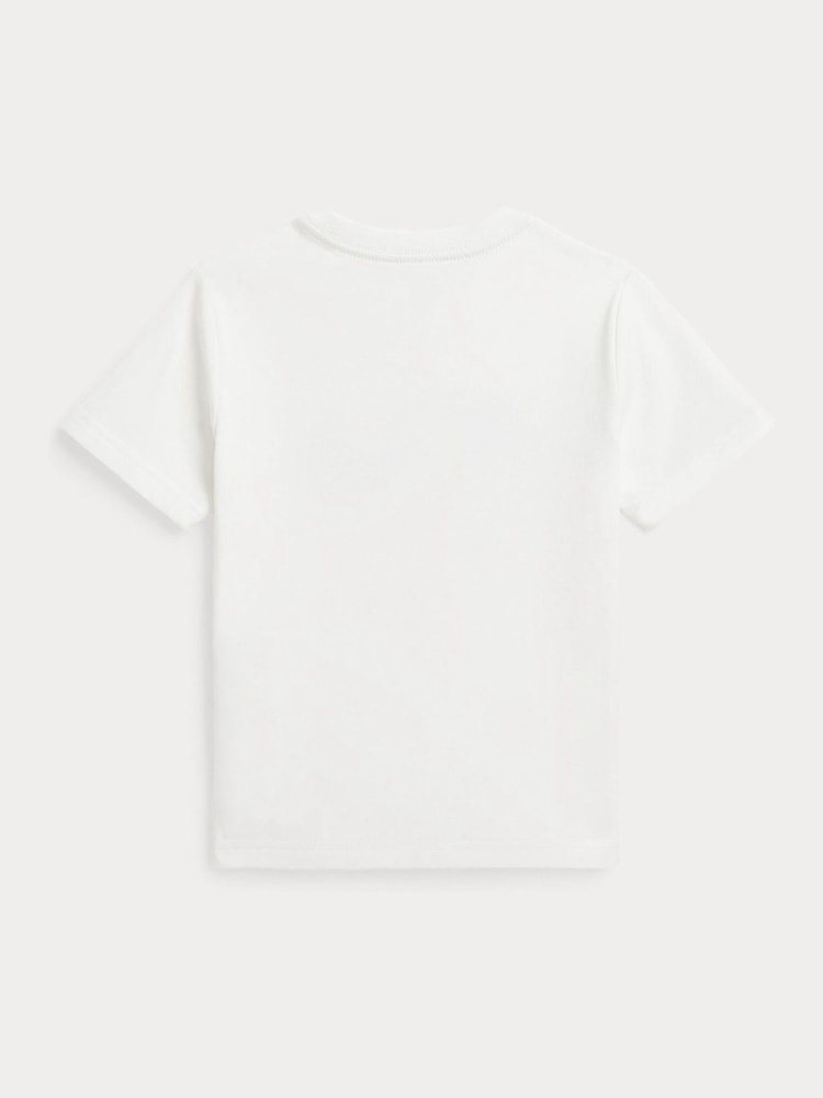 Polo Ralph Lauren White Boys Logo Jersey T-Shirt - Image 2 of 2