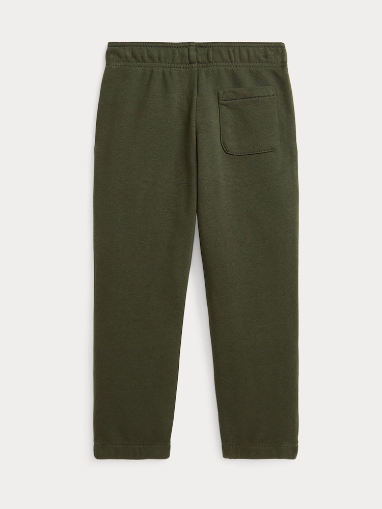 Polo Ralph Lauren Green/White Boys Logo French Terry Jersey Joggers - Image 2 of 2