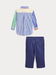 Polo Ralph Lauren Multi Baby Boys Shirt & Chino Trousers Set - Image 2 of 3