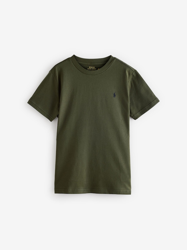 Polo Ralph Lauren Green Boys Jersey Crewneck T-Shirt - Image 1 of 1