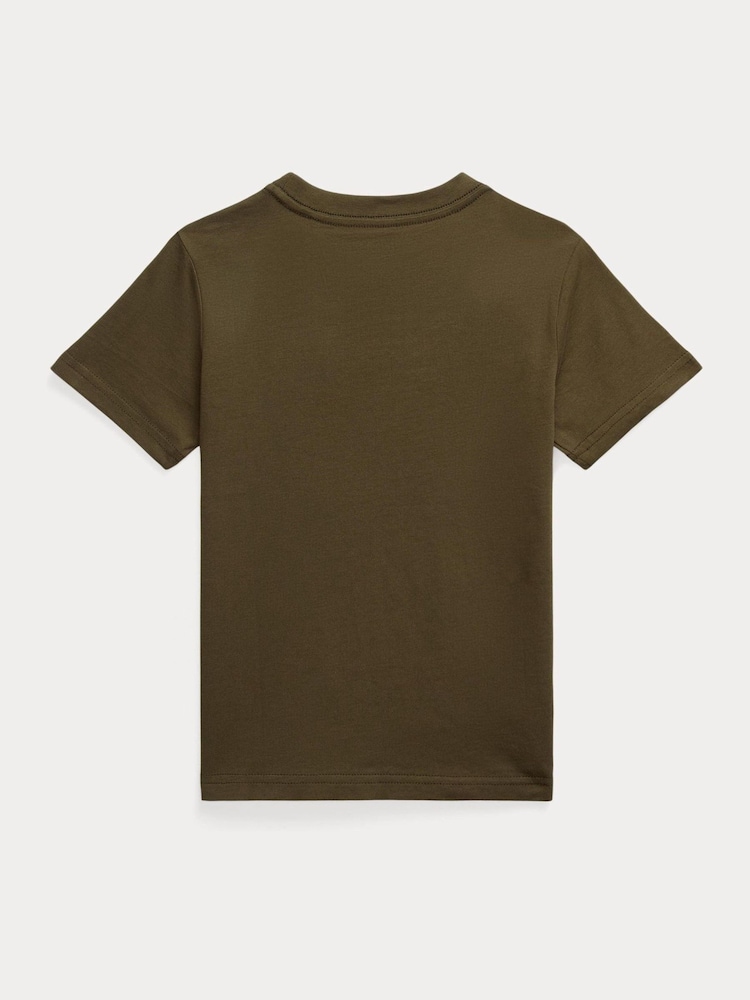 Verde - Polo Ralph Lauren Jersey Crewneck T-Shirt - Imagen 2 de 2