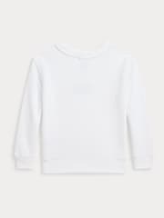 Polo Ralph Lauren White Logo French Terry Sweatshirt - Image 2 of 2