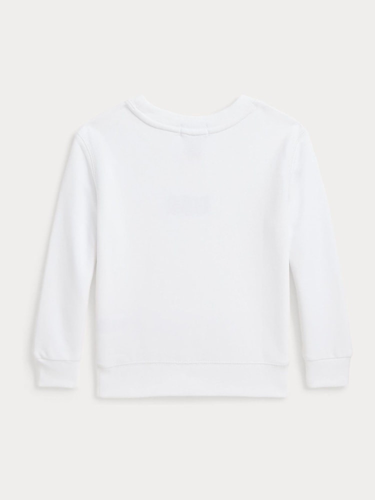 Polo Ralph Lauren White Logo French Terry Sweatshirt - Image 2 of 2