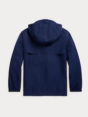 Polo Ralph Lauren Blue Boys Hooded Jacket - Image 6 of 7