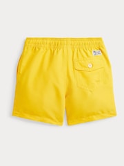 Polo Ralph Lauren Yellow Boys Traveller Logo Swim Shorts - Image 2 of 2