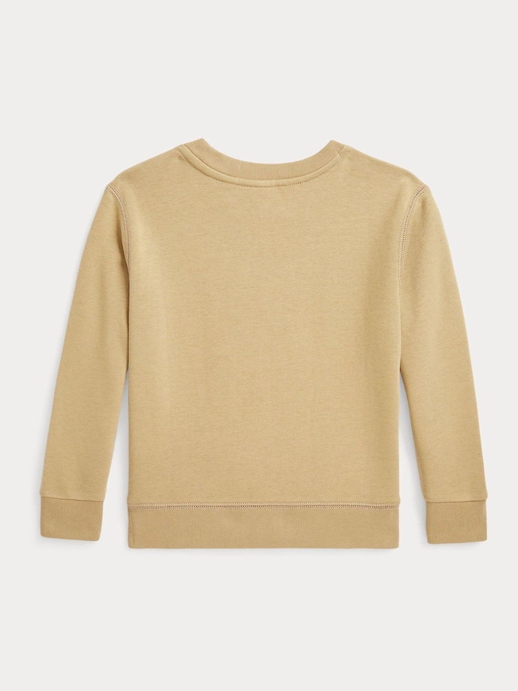 Polo Ralph Lauren Beige Boys Logo French Terry Sweatshirt - Image 2 of 2