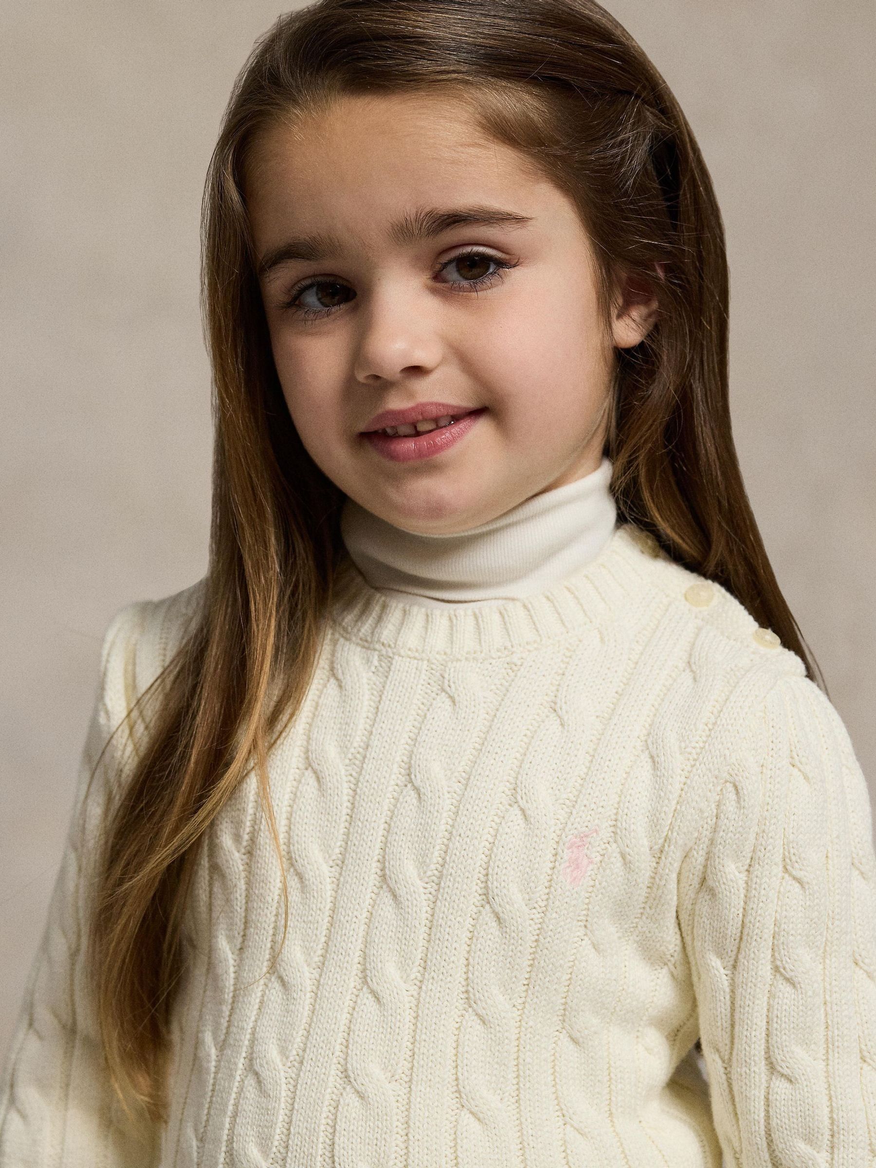 Comprar Creme - Suéter de malha trançada Polo Ralph Lauren from