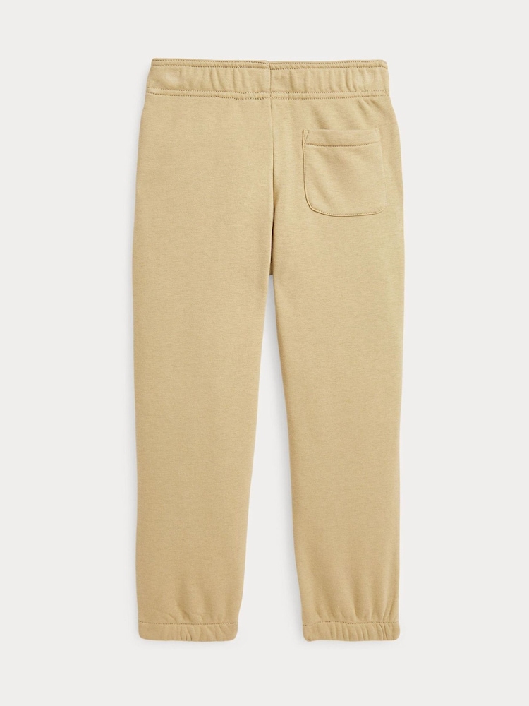 Polo Ralph Lauren Beige Boys Logo French Terry Jersey Joggers - Image 2 of 2
