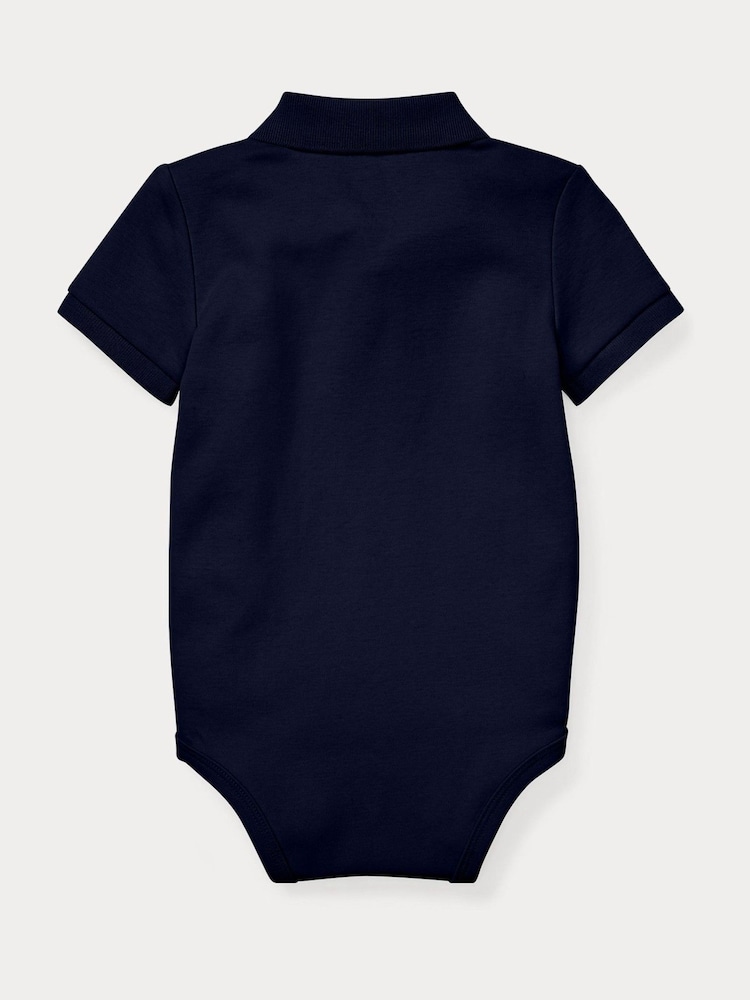 Polo Ralph Lauren Blue Polo Bodysuit - Image 2 of 2 Polo Ralph Lauren Blue Polo Bodysuit - Image 2 of 2
